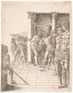 Christ Being Whipped by Andrea Mantegna