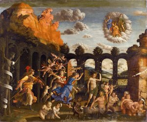 Minerva Expelling the Vices from the Garden of Virtue by Andrea Mantegna