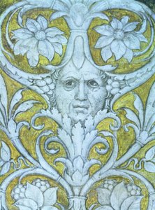 Self portrait incorporated into the decorative frieze of the Camera degli Sposi: (detail) by Andrea Mantegna