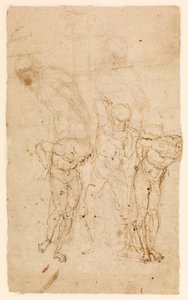 Studies for Christ at the Column by Andrea Mantegna