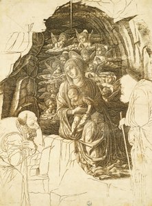 Study for Adoration of the Magi by Andrea Mantegna