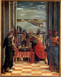 The Death of the Virgin by Andrea Mantegna