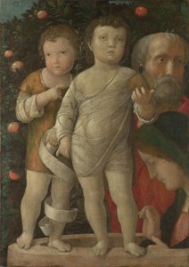 The Holy Family with Saint John, c. 1500 by Andrea Mantegna