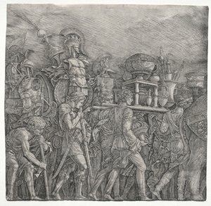 The Triumphs of Caesar: The Corselet Bearers, c. 1495 by Andrea Mantegna