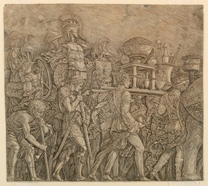 Triumph of Caesar: The Corselet Bearers by Andrea Mantegna