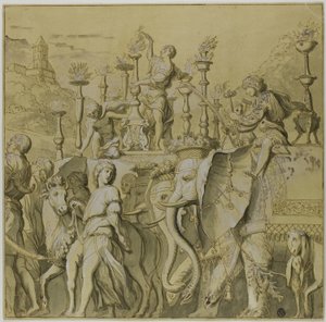 Triumphs of Julius Caesar: Canvas No. V