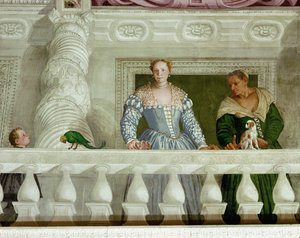 Lady at the Banister
