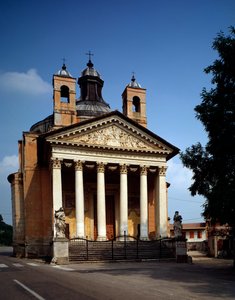 View of Tempietto (or St Graziano Church)