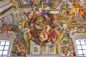 Asia (detail of the allegories of the continents) by Andrea Pozzo