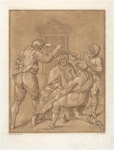 Christ Crowned with Thorns by Andrea Scacciati after Bartolomeo Cesi