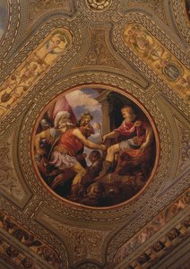 Allegory of the Empire, from the ceiling of the library, 1556