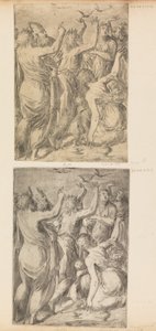 Moses Showing the Quails to the Israelites by Andrea Schiavone