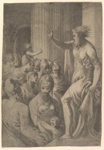 Saint Paul Preaching in Athens by Andrea Schiavone