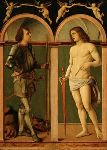 Saint George and Saint Sebastian