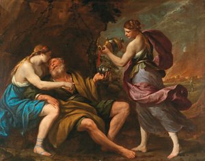 Lot and His Daughters, 1650s