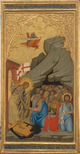 Scenes from the Passion of Christ: The Descent into Limbo (right panel), 1380s by Andrea Vanni