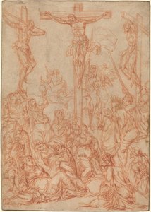 The Crucifixion by Andrea Vicentino
