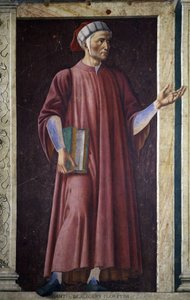 Dante Alighieri from the Villa Carducci Series of Famous Men and Women