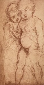 Study of Two Cherubs by Andrea del Sarto