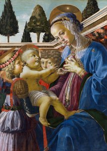Virgin and Child with Two Angels by Andrea del Verrocchio