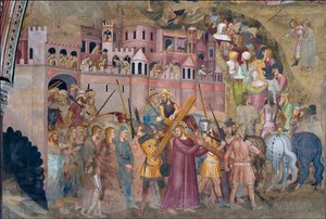 Christ carrying the Cross by Andrea di Bonaiuto (fl.1343 77)