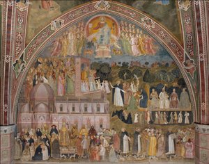 The Path of Truth, the Militant and Triumphant Church by Andrea di Bonaiuto (fl.1343 77)