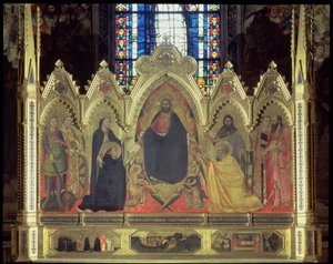 The Strozzi Altarpiece, 1357 (detail) by Andrea di Cione Orcagna