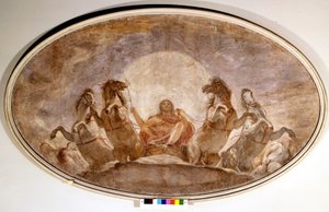 The chariot of Apollo. Pinacoteca de Brera, Milan