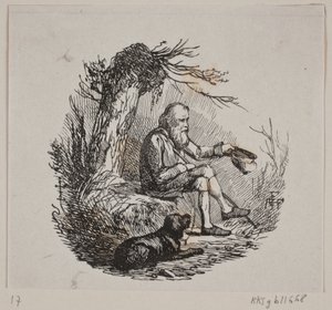 Beggar under a Willow