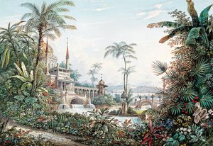 Stage Design for the Opera The Abduction from the Seraglio by Wolfgang Amadeus Mozart by Andreas Leonhard Roller