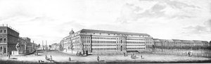 View Over the Wide Bridge Through the Wide Street to the Neustadt Gate by Andreas Ludwig Kruger