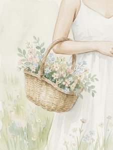 Basket of Wildflowers by Andreas Magnusson