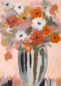 Painterly Flower Bouquet