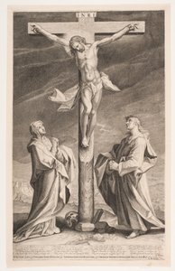 Christ on the Cross Between Mary and John by Andreas Reinhardt