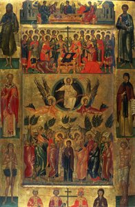 The Ascension of Christ with the Hetoimasia