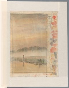 Jetty by Andreas Schelfhout