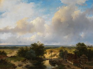 Dutch Landscape with a View of Haarlem