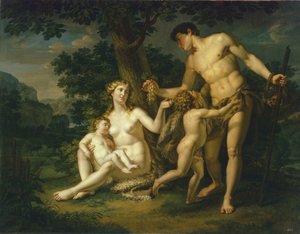 Adam and Eve with Children Under a Tree by Andrei Ivanovich Ivanov