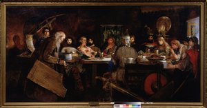 Banquet at the Grand Duke Vladimir the Great by Andrei Petrovich Ryabushkin