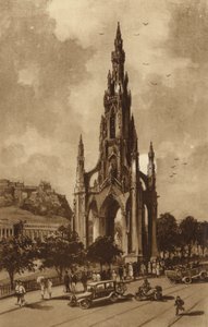 Edinburgh: The Scott Monument, Princes Street