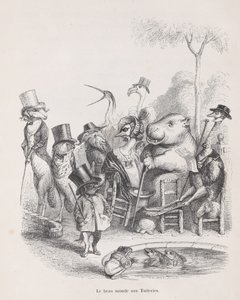 The Beautiful World of the Tuileries from Scenes from the Private and Public Life, ca. 1837-47 by Andrew Best Leloir