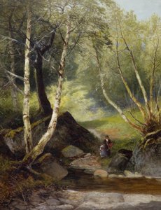 Among the Birches by Andrew Brandish Holte