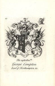Coat of Arms and Crest of George Compton, 6th Earl of Northampton by Andrew Johnston