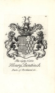 Coat of Arms and Crest of Henry Bentinck by Andrew Johnston
