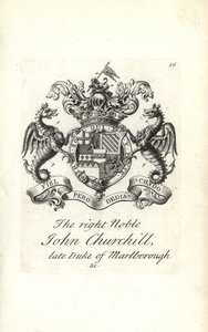 Coat of Arms and Crest of John Churchill by Andrew Johnston