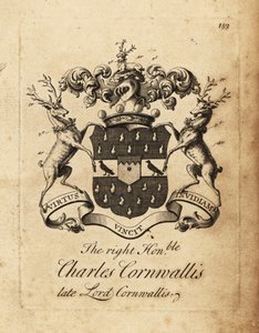 Coat of arms of Charles Cornwallis, Lord Cornwallis, 4th Baron Cornwallis