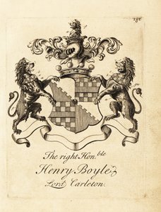 Coat of Arms of Henry Boyle, Lord Carleton by Andrew Johnston