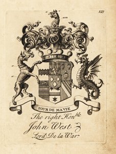 Coat of arms of the Right Honourable John West by Andrew Johnston