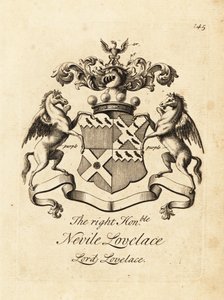Coat of arms of Nevile Lovelace, Lord Lovelace, 6th Baron Lovelace by Andrew Johnston