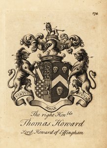 Coat of Arms of Thomas Howard, 2nd Earl of Effingham, Lord Howard of Effingham